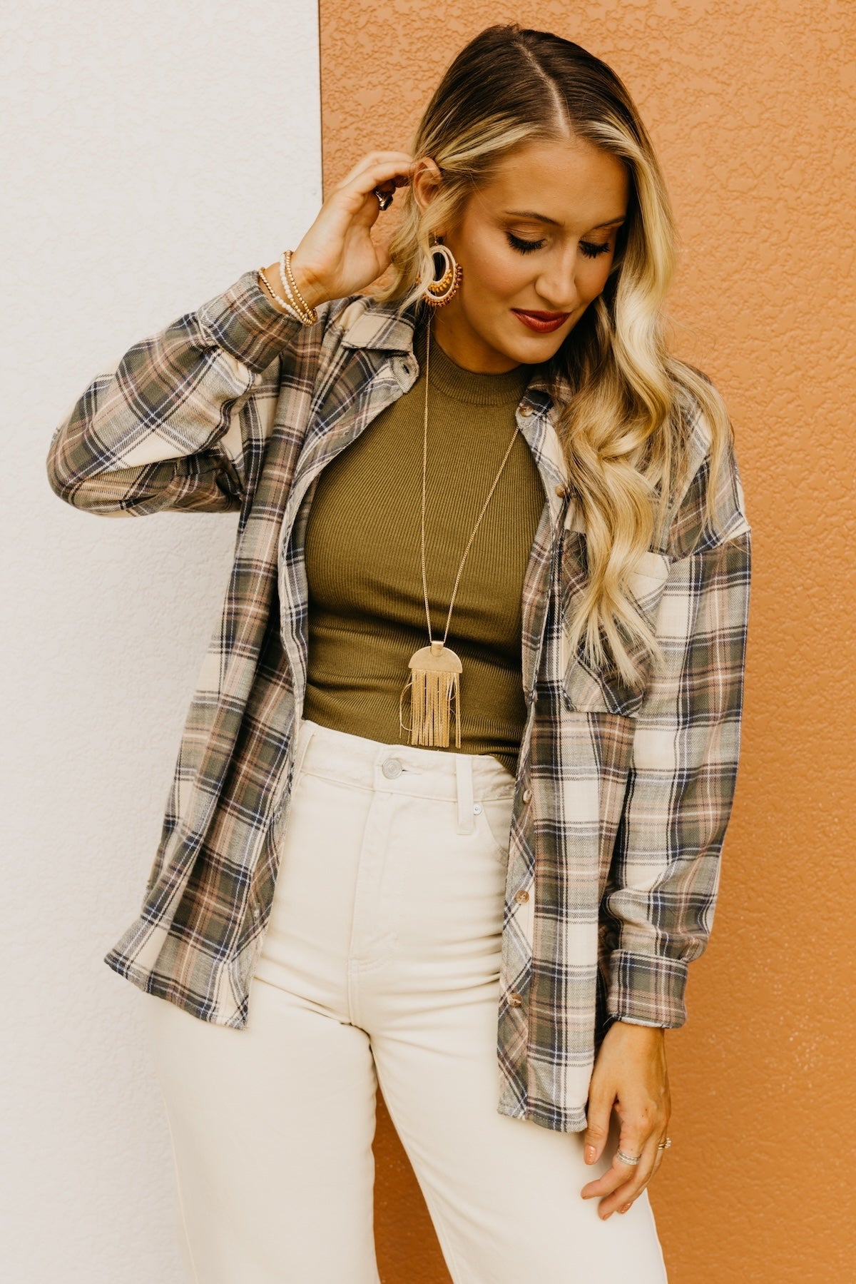 The Clarissa Oversize Flannel Shirt