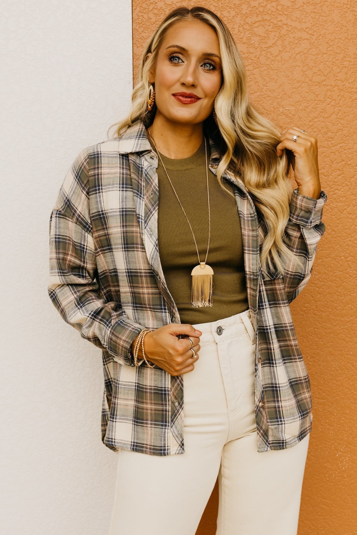 The Clarissa Oversize Flannel Shirt