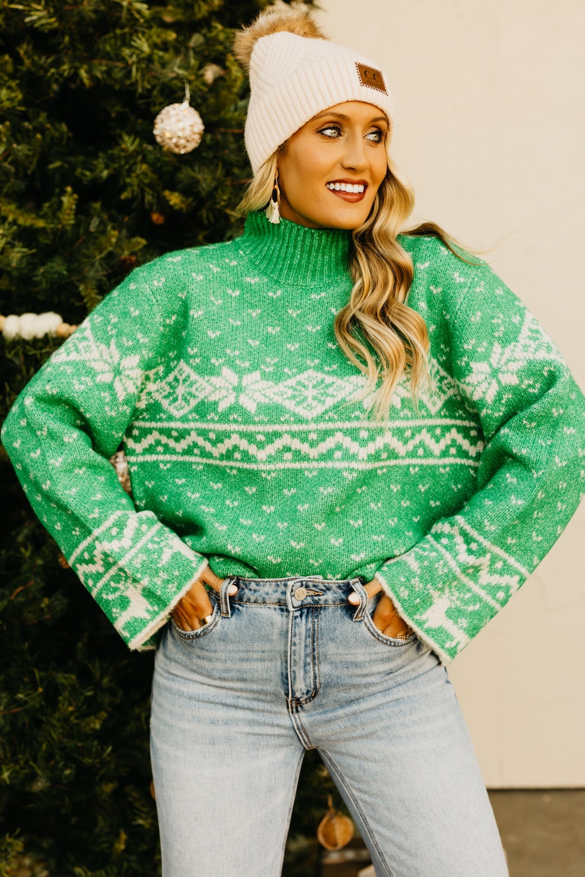 The Nevaeh Reindeer Sweater