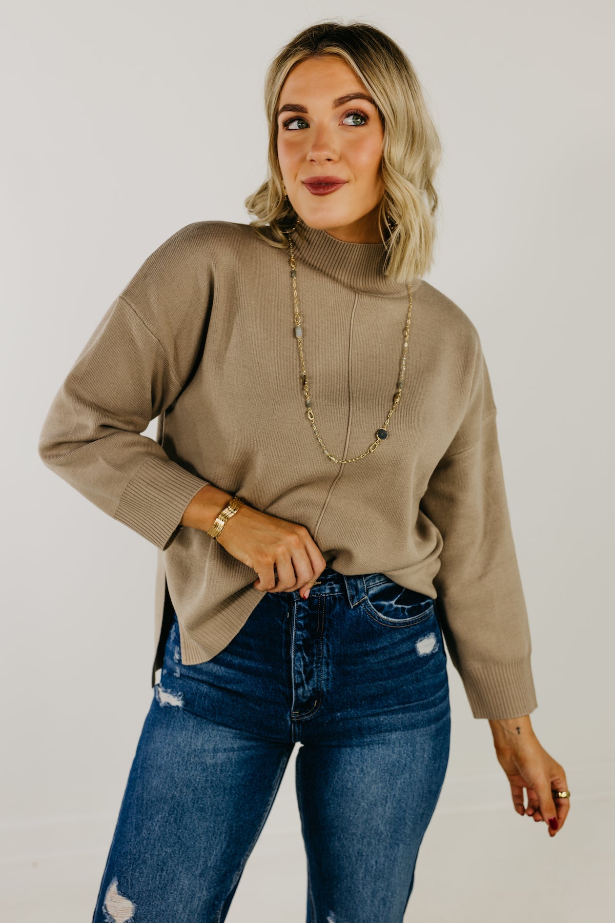 The Gordon Center Seam Sweater - FINAL SALE | MOD Boutique