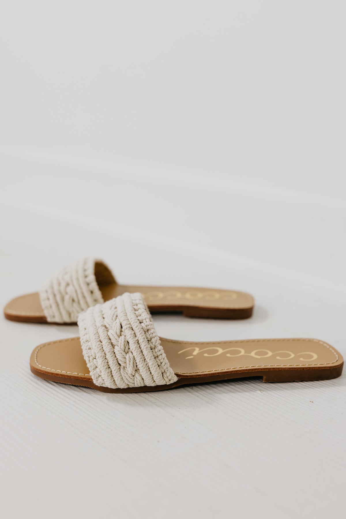 The Salma Woven Slide Sandal