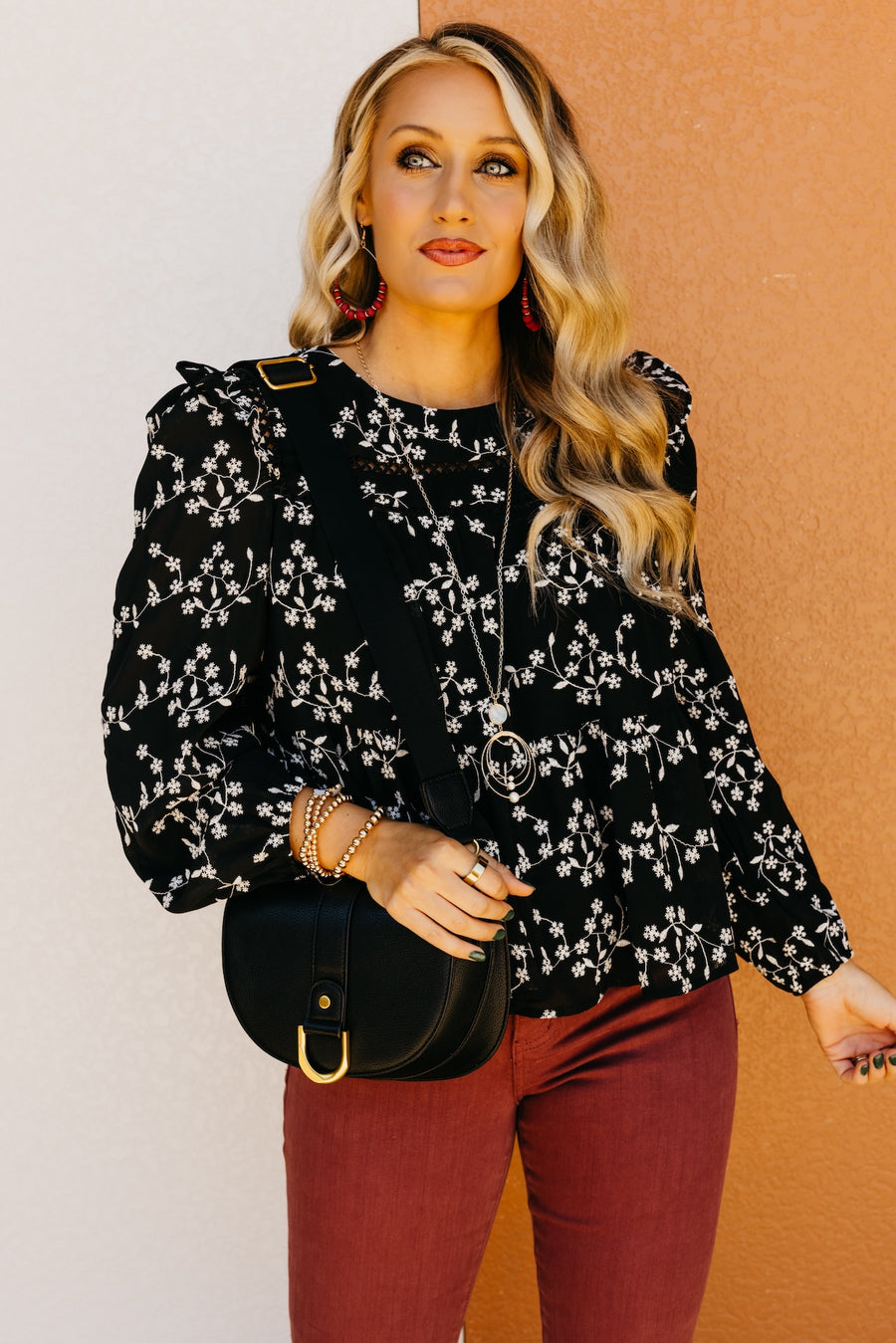 The Ella Floral Embroidered Blouse