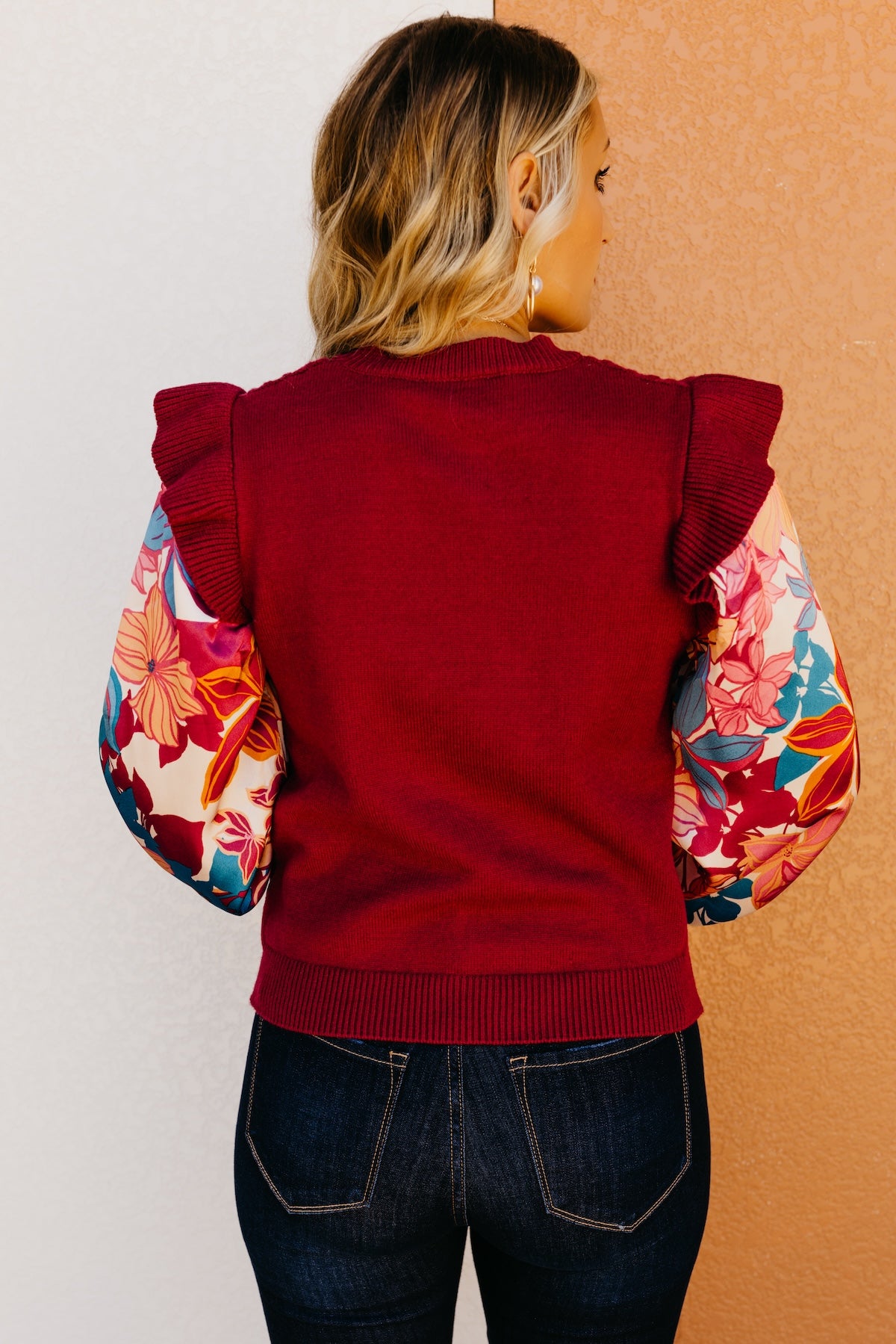 The Joellen Mixed Media Sweater