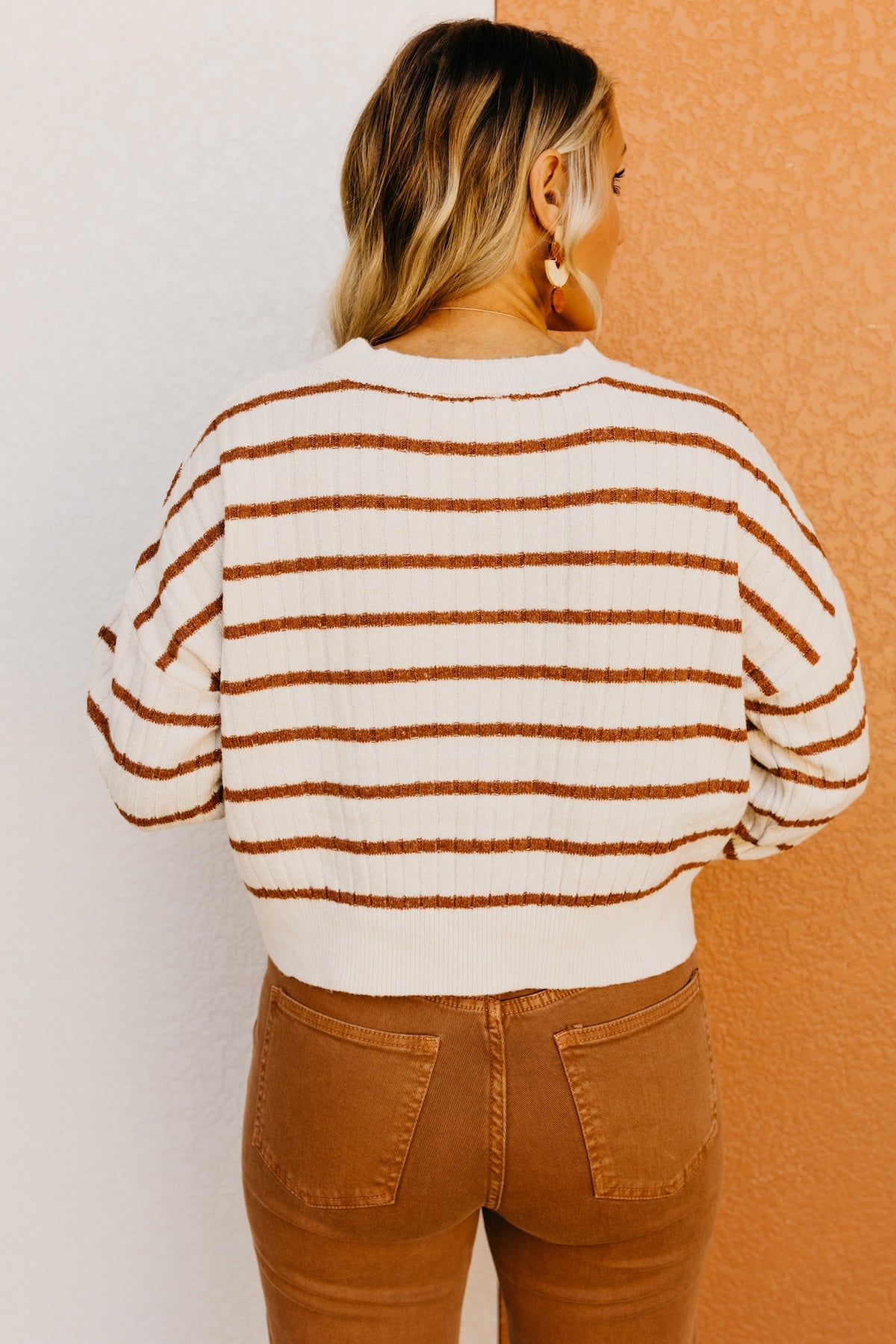 The Mia Striped Crew Neck Sweater