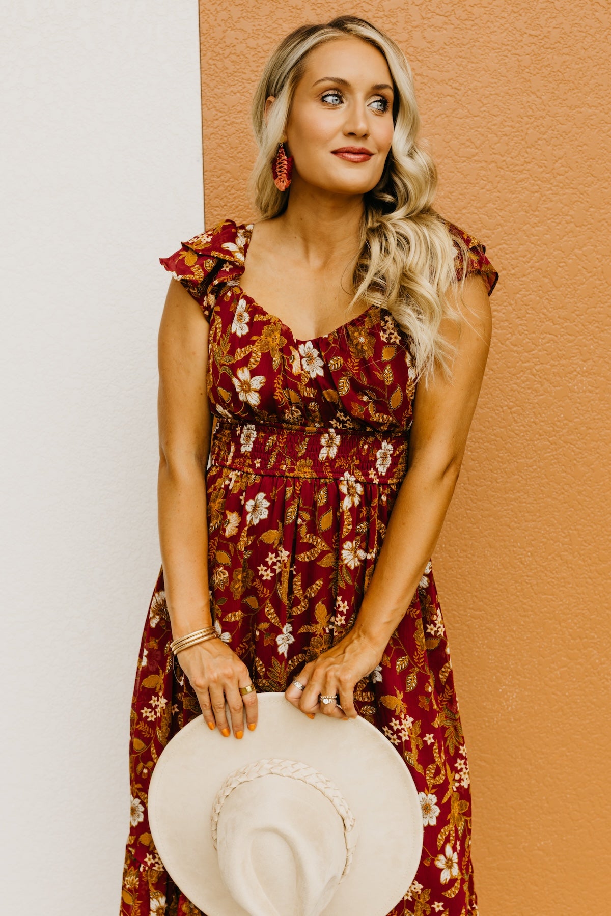 The Stanley Floral Back Tie Maxi Dress