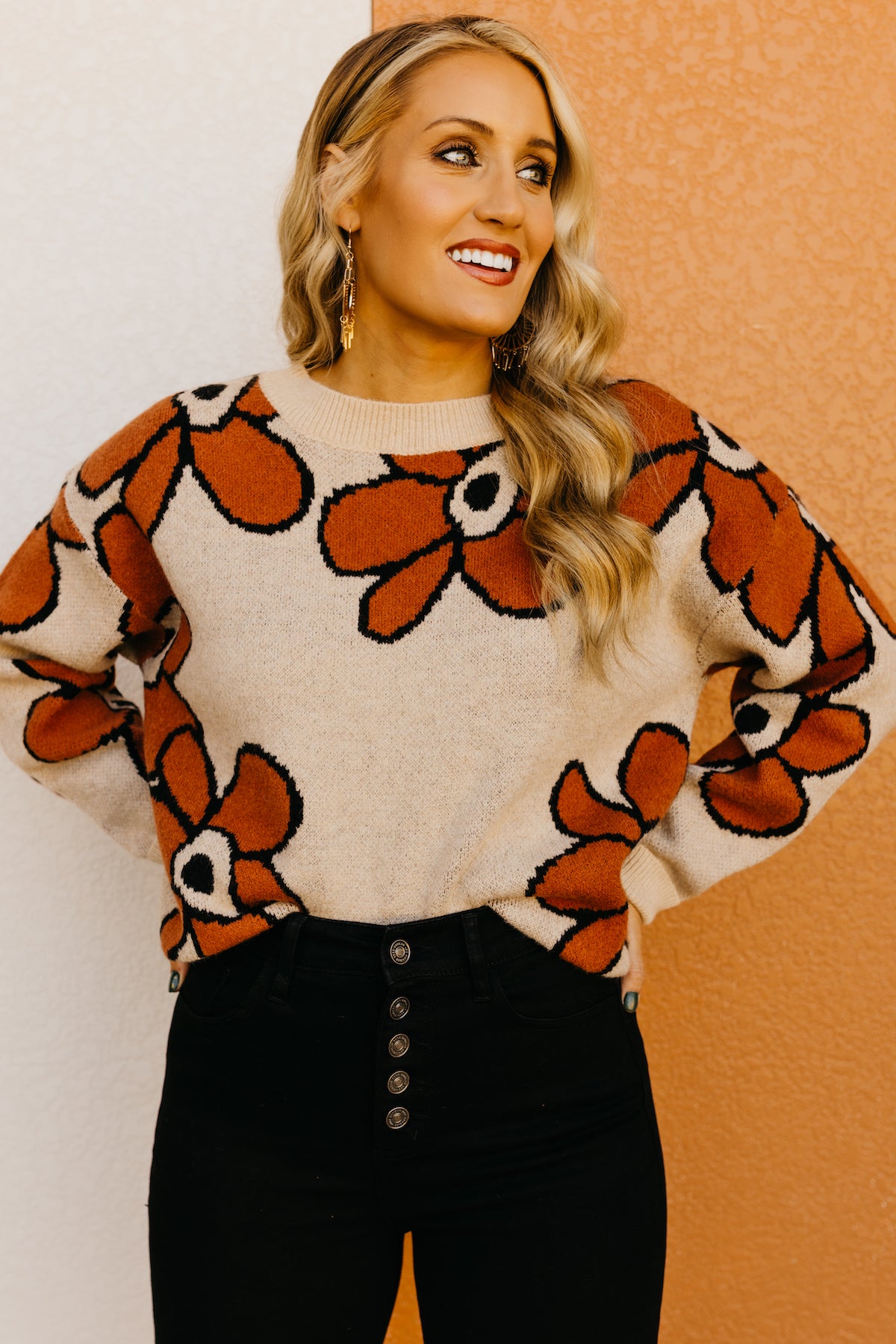 The Sophia Floral Sweater