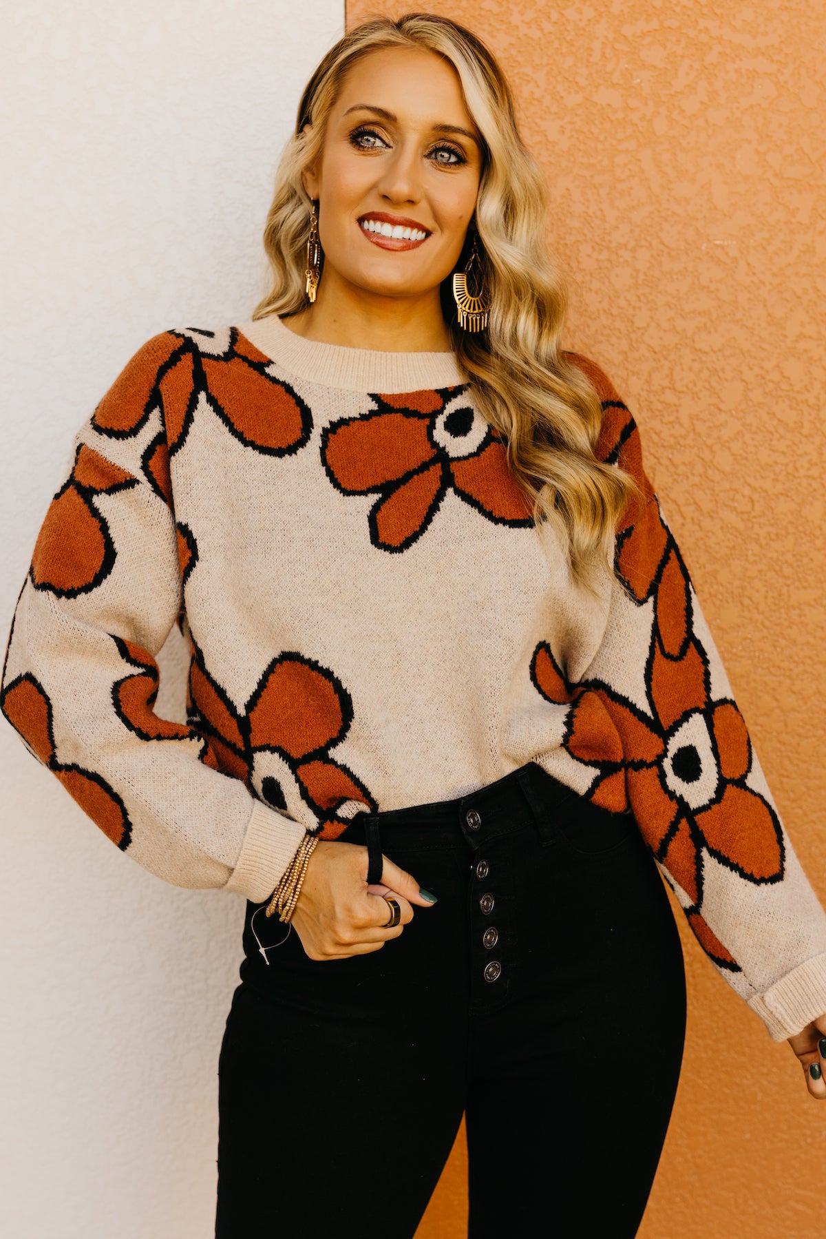 The Sophia Floral Sweater