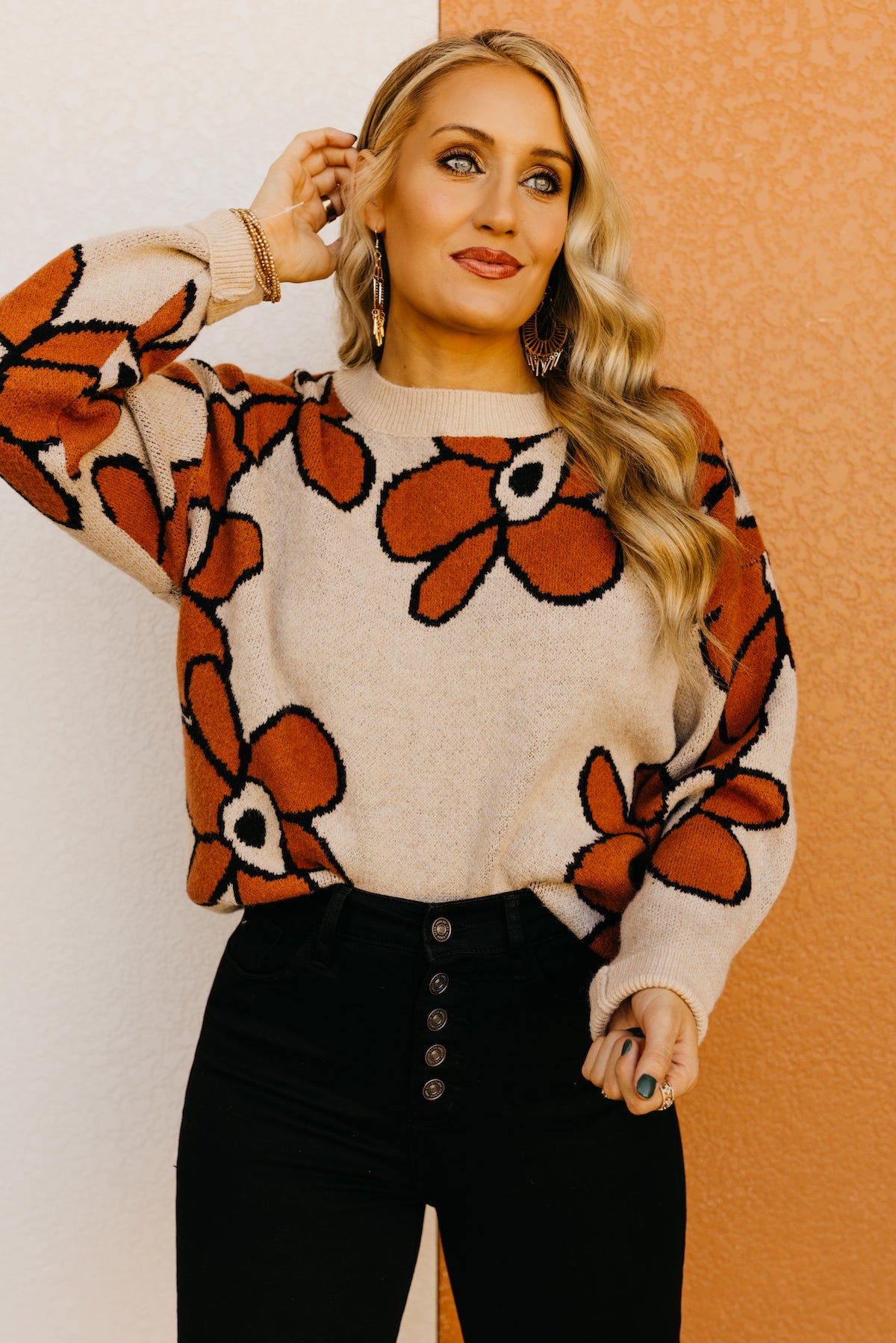 The Sophia Floral Sweater