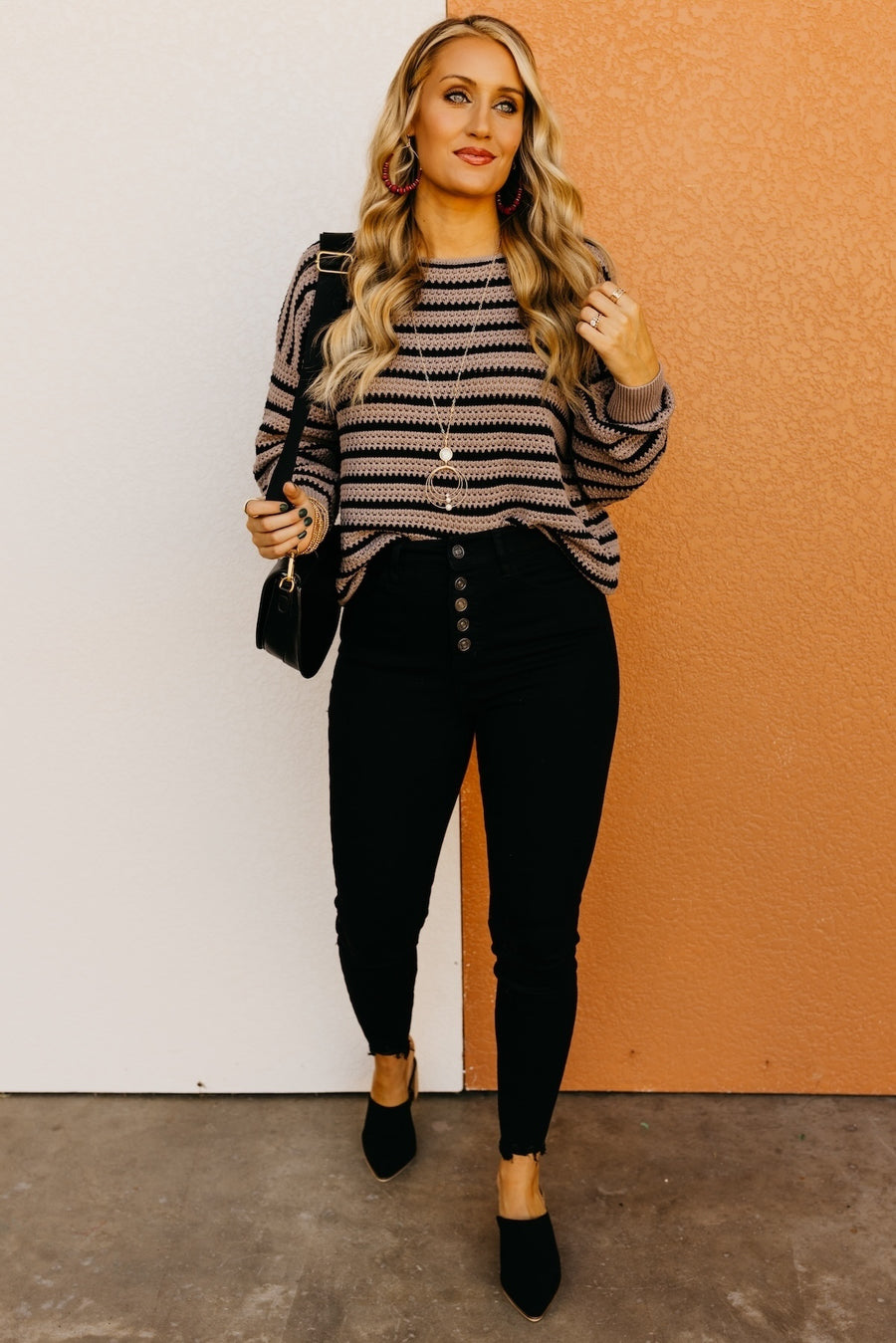 The Misty Lightweight Stripe Sweater