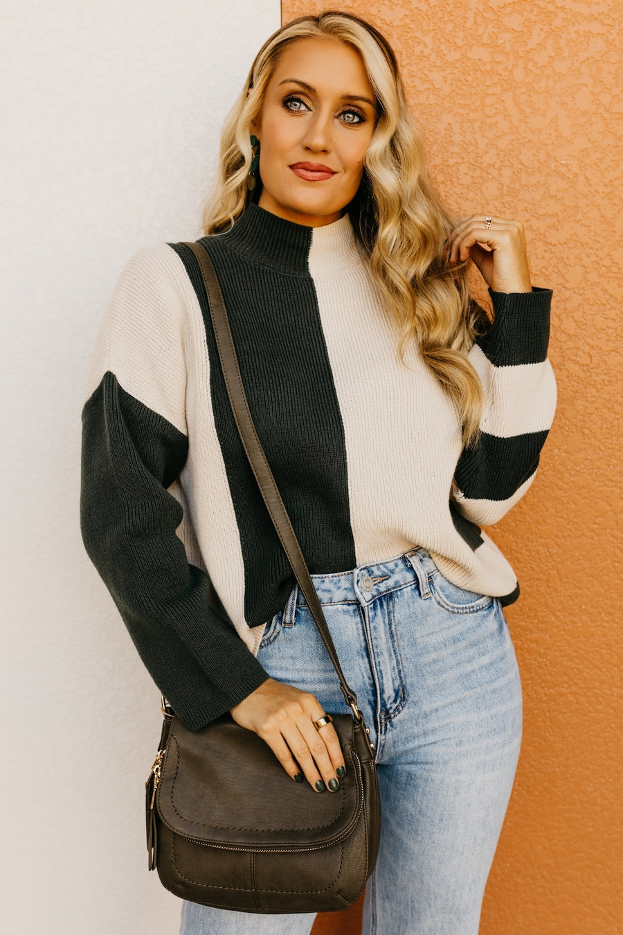 The Jennifer Mock Neck Sweater