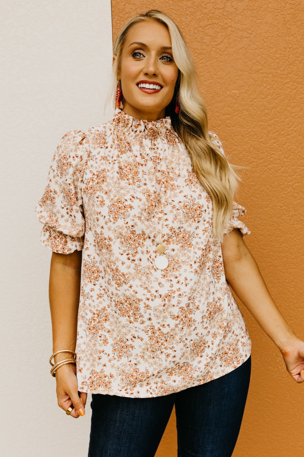 The Hanes Floral Blouse