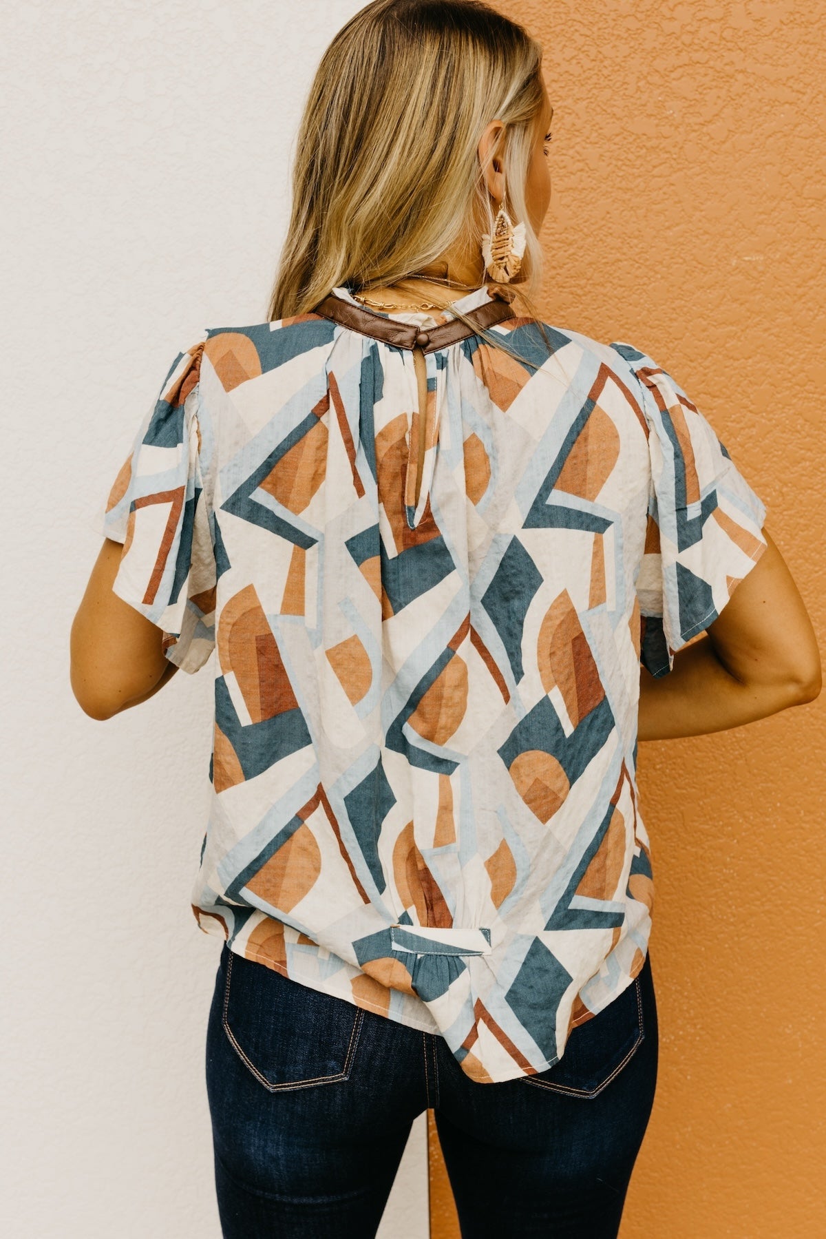 The Weber Printed Woven Blouse