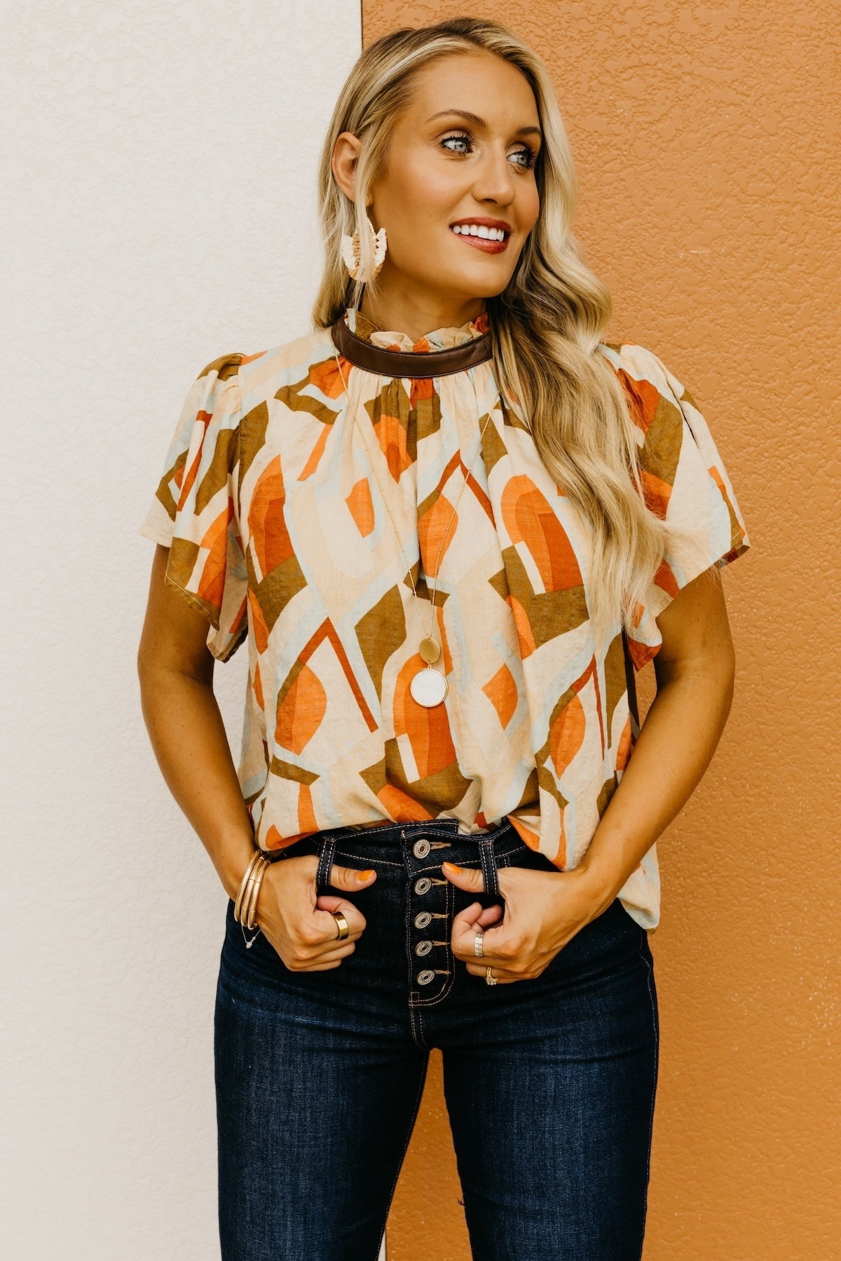 The Weber Printed Blouse