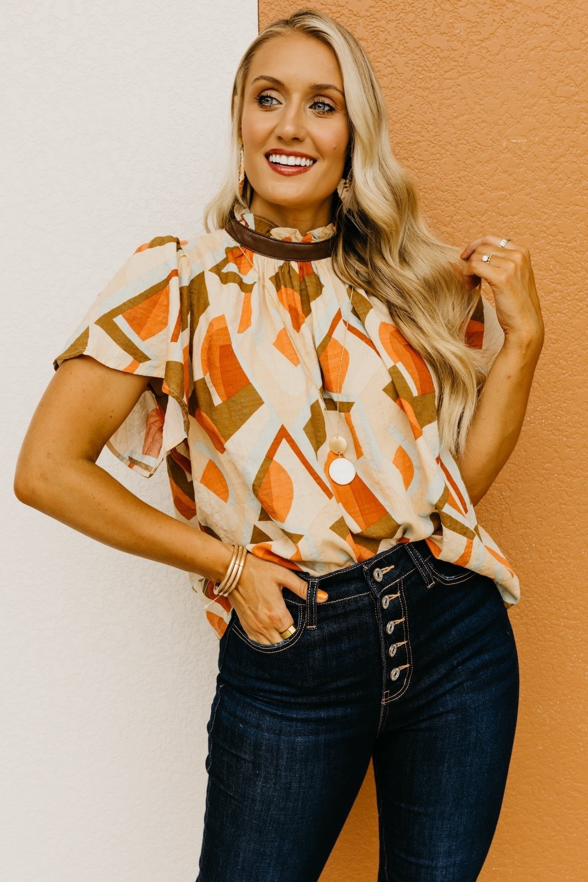 The Weber Printed Blouse