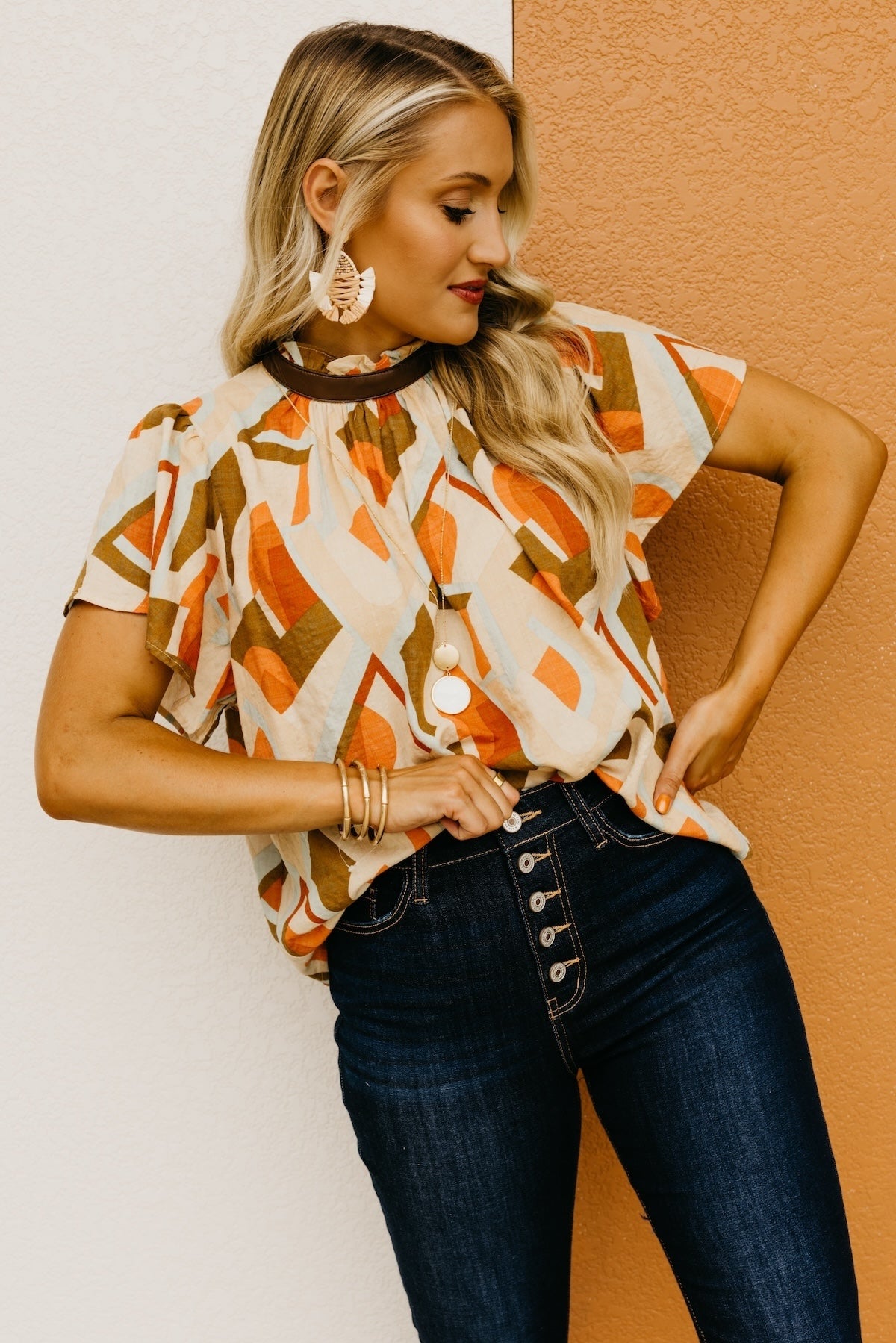 The Weber Printed Blouse