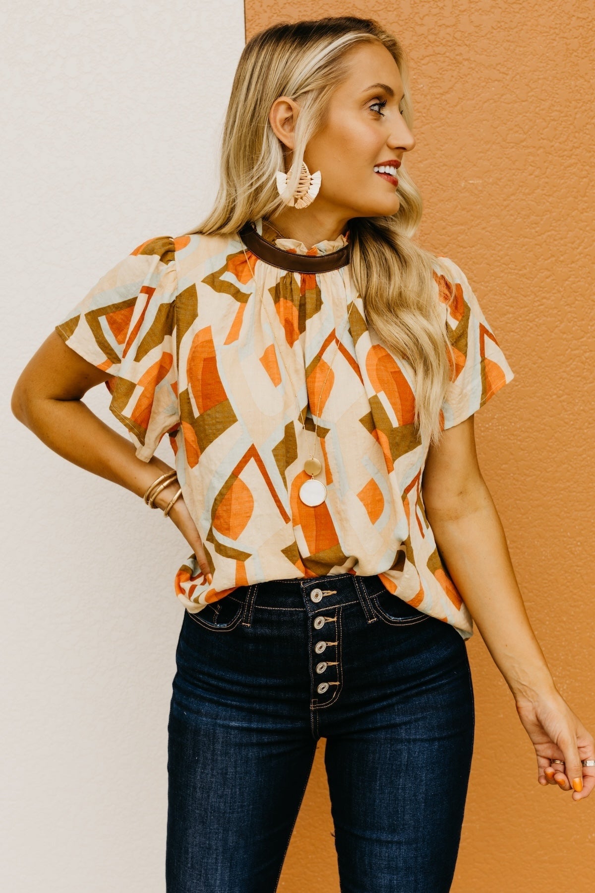 The Weber Printed Blouse