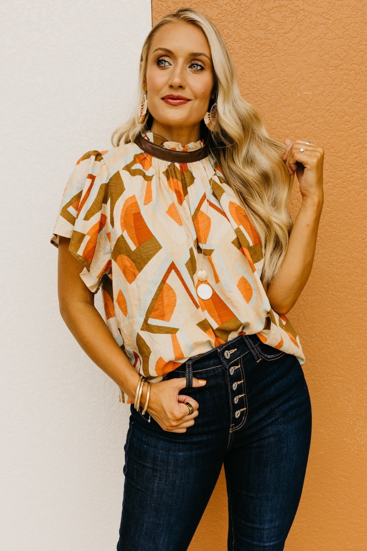 The Weber Printed Blouse