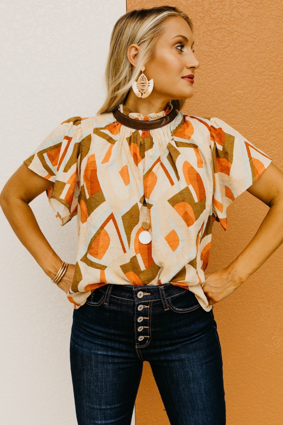 The Weber Printed Blouse