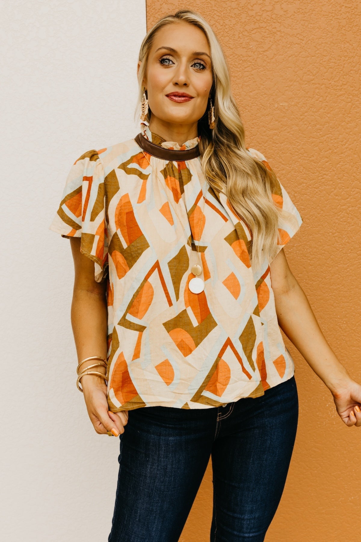 The Weber Printed Blouse