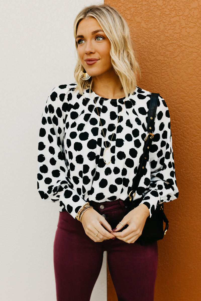 Mod Boutique The Zahir Floral Flounce Sleeve Blouse