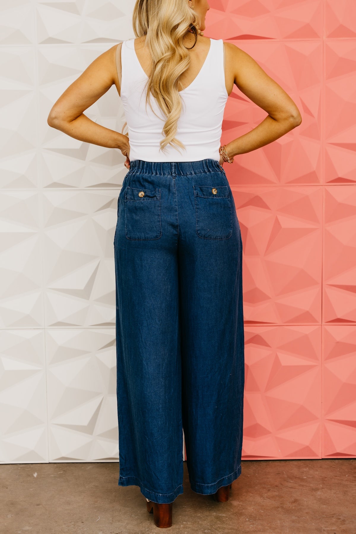 The Karly Soft Wide Leg Trousers