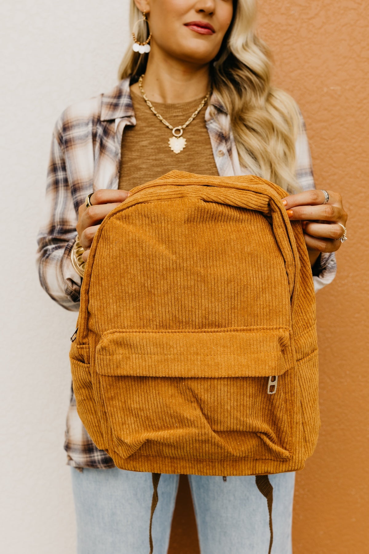 The Matteo Corduroy Backpack