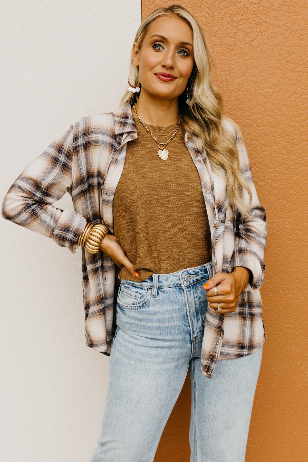 The Livia Classic Fit Plaid Shirt