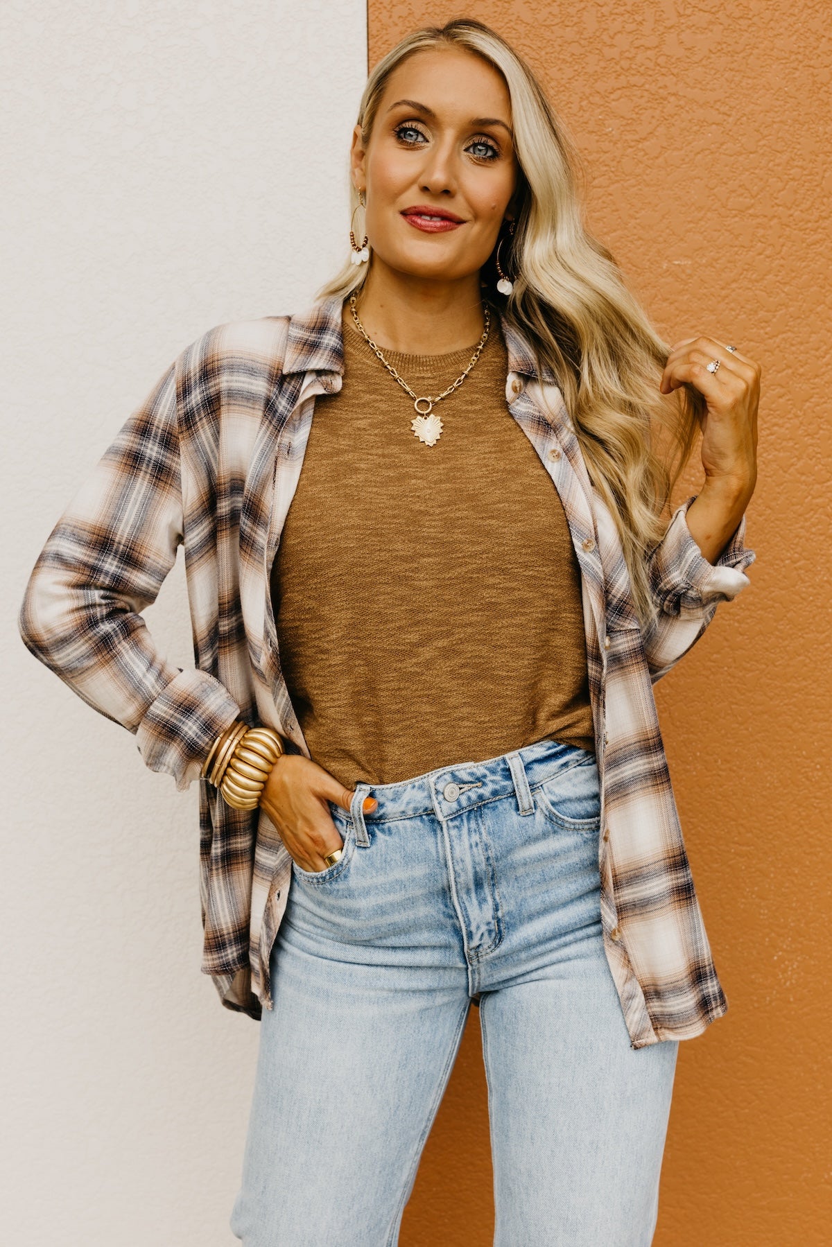 The Livia Classic Fit Plaid Shirt