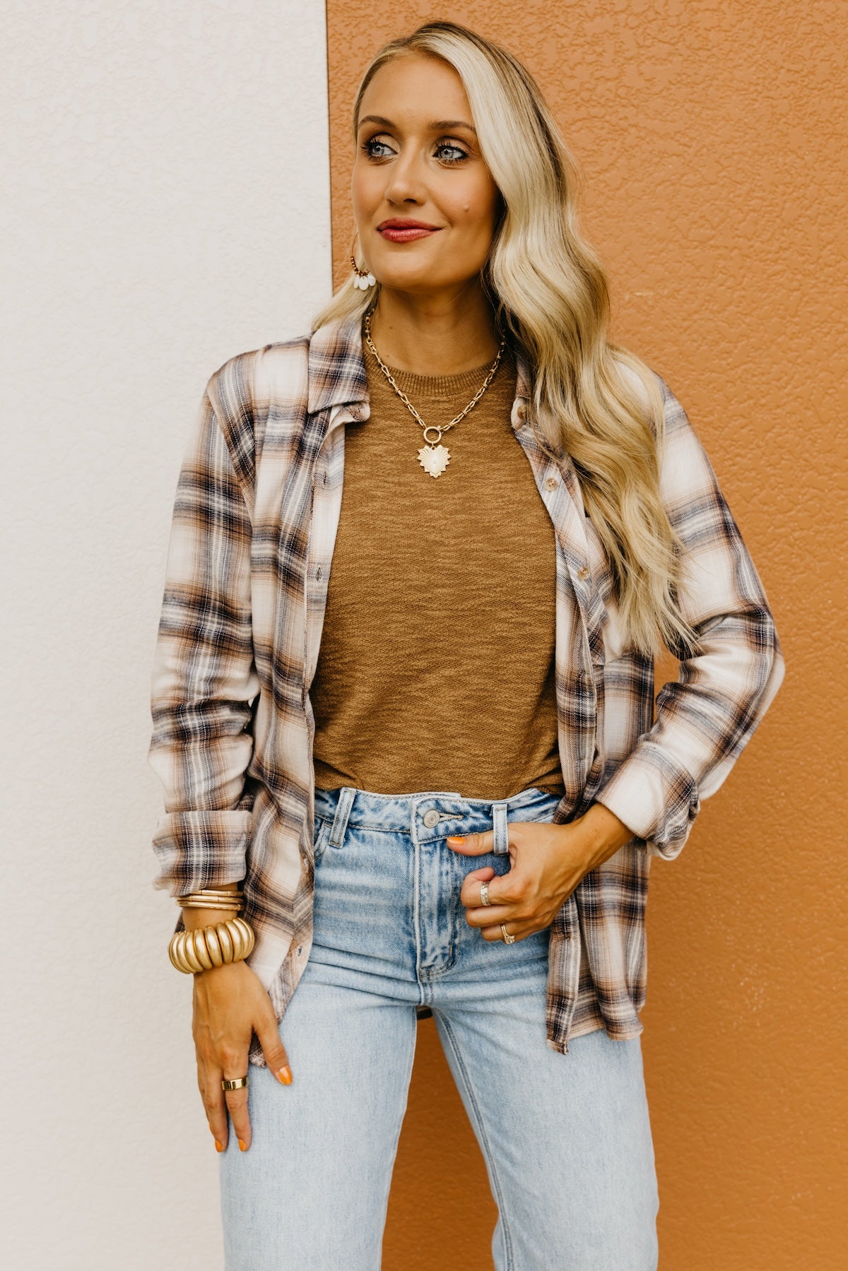 The Livia Classic Fit Plaid Shirt