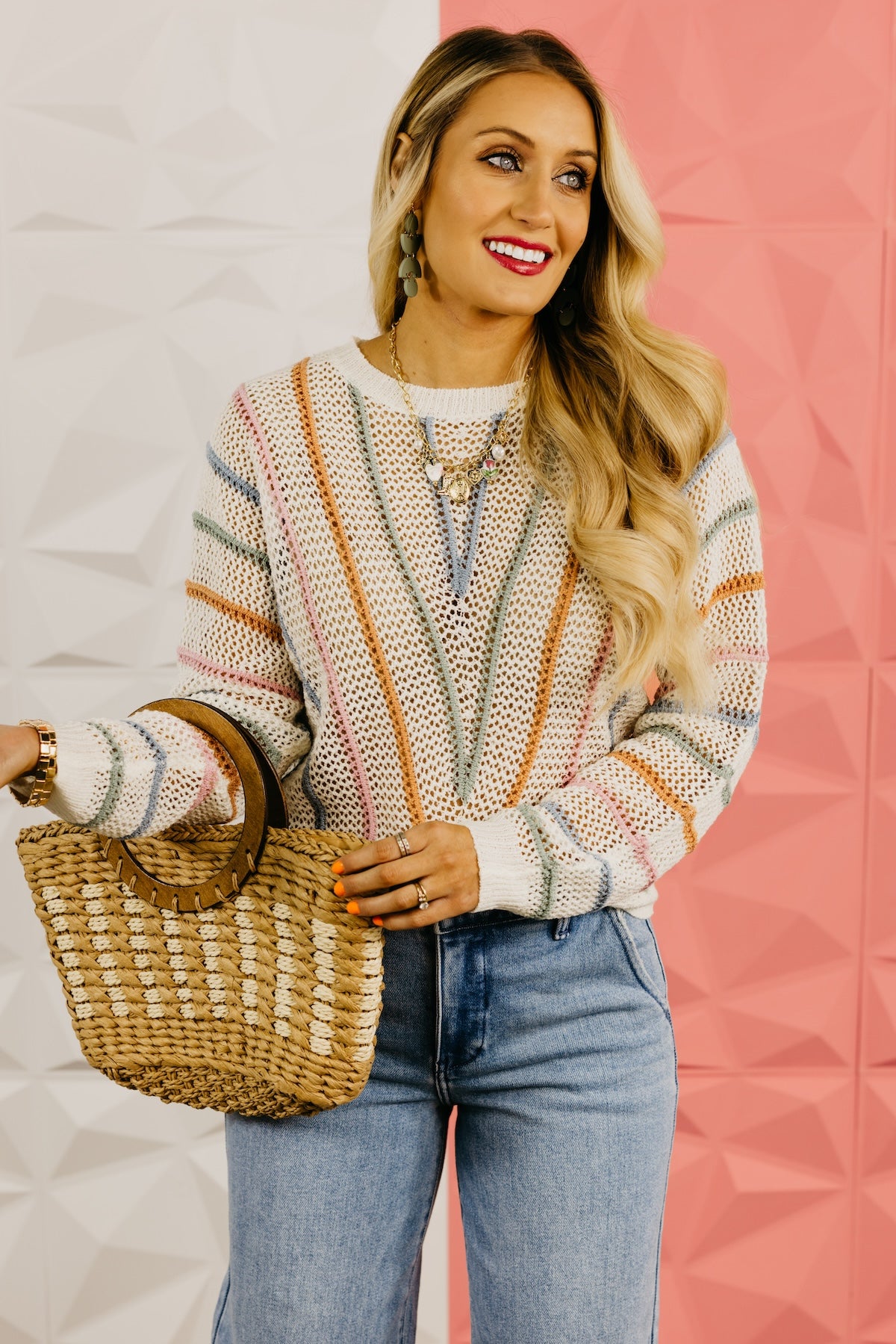 The Malachi Open Knit Sweater