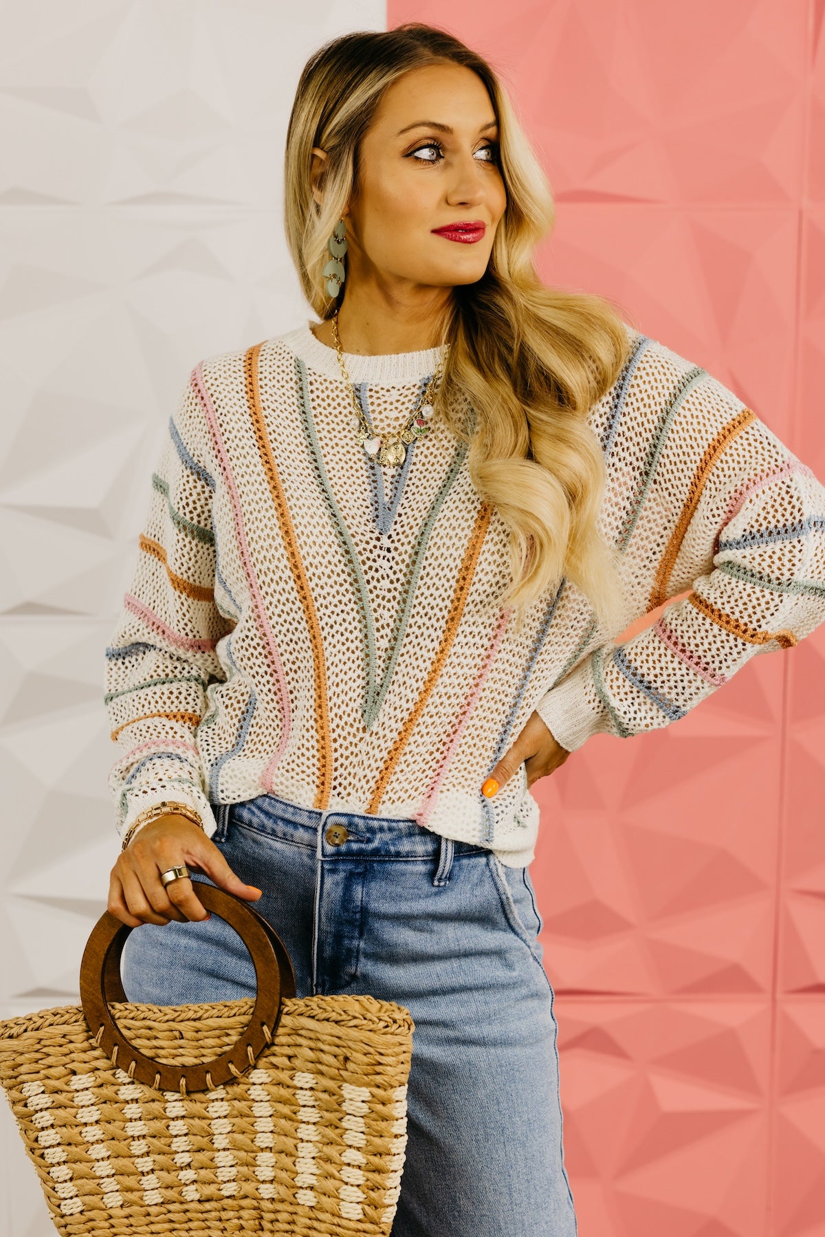 The Malachi Open Knit Sweater