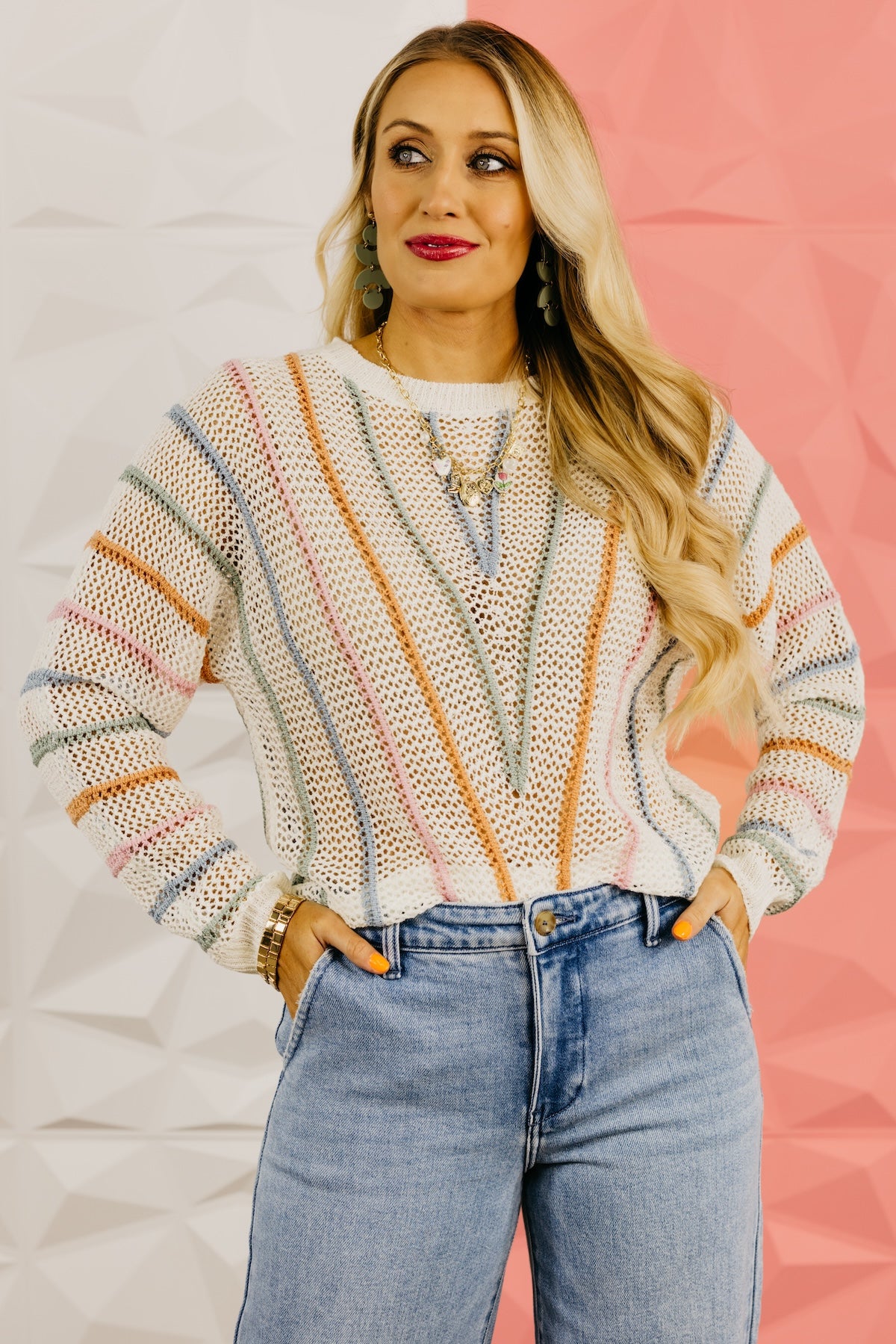 The Malachi Open Knit Sweater