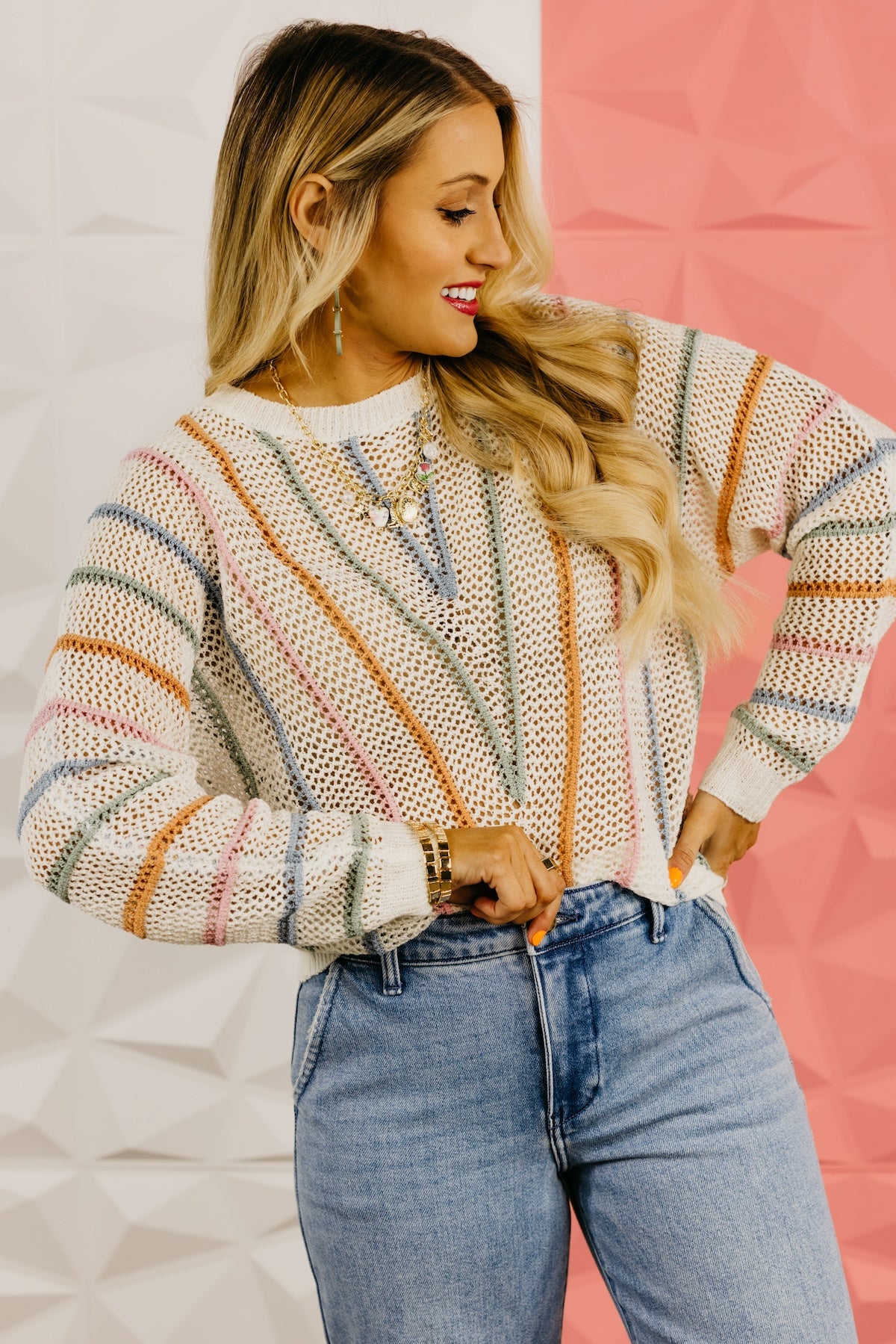 The Malachi Open Knit Sweater