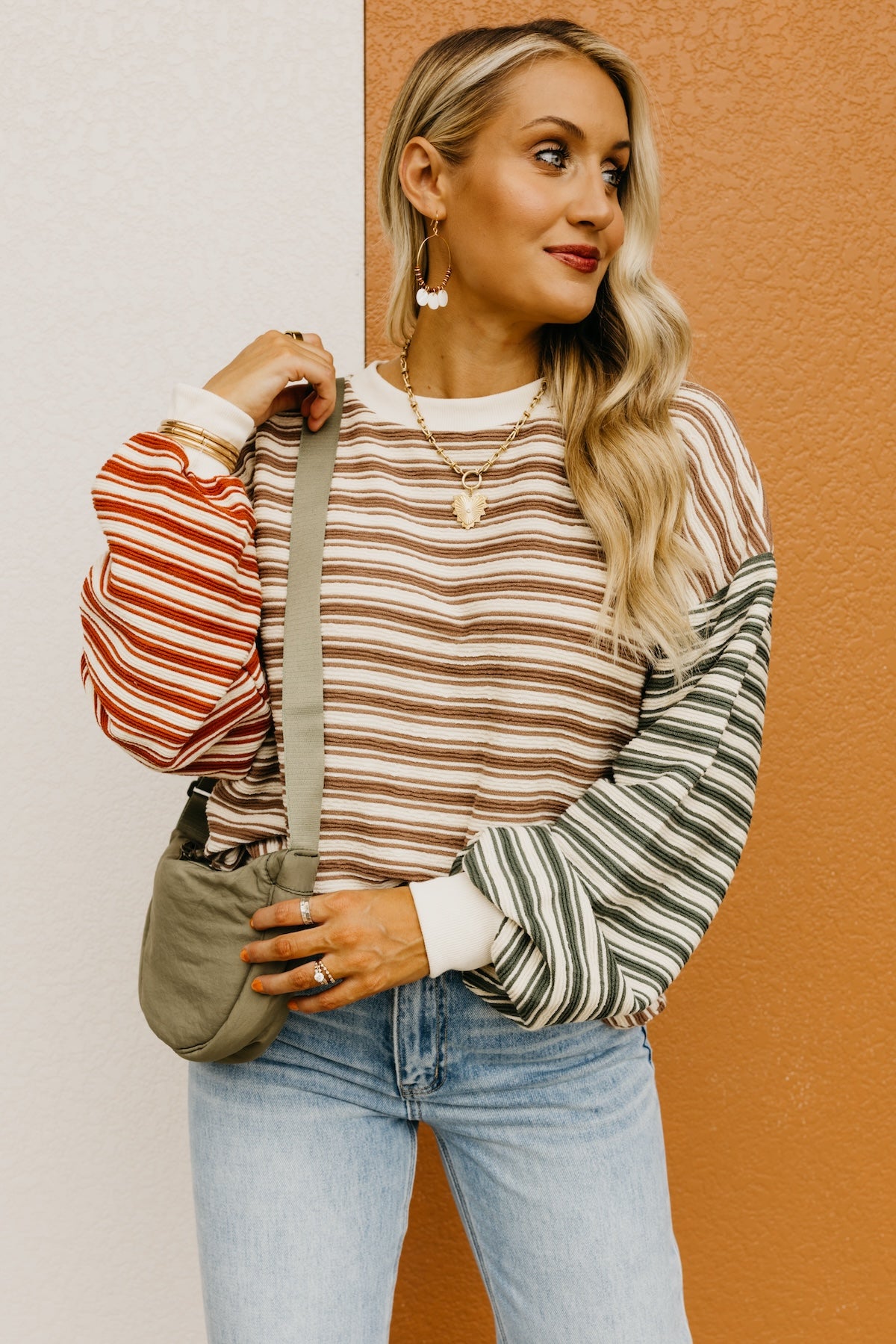 The Dalary Striped Color Block Pullover Sweater