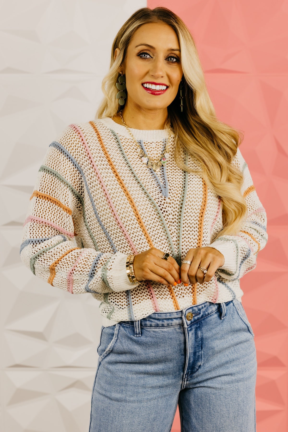 The Malachi Open Knit Sweater