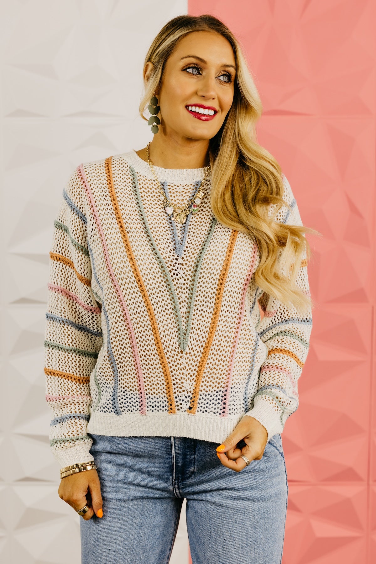 The Malachi Open Knit Sweater