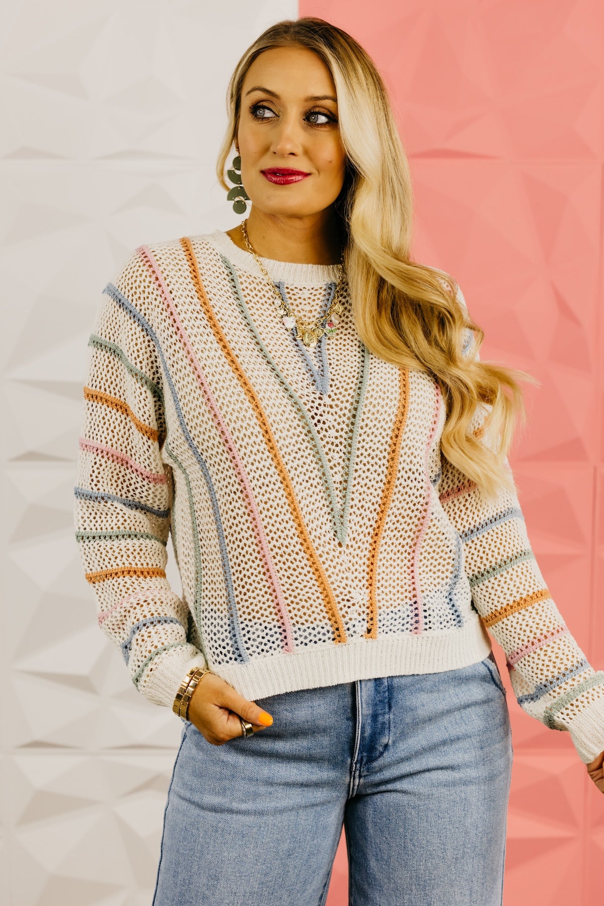 The Malachi Open Knit Sweater