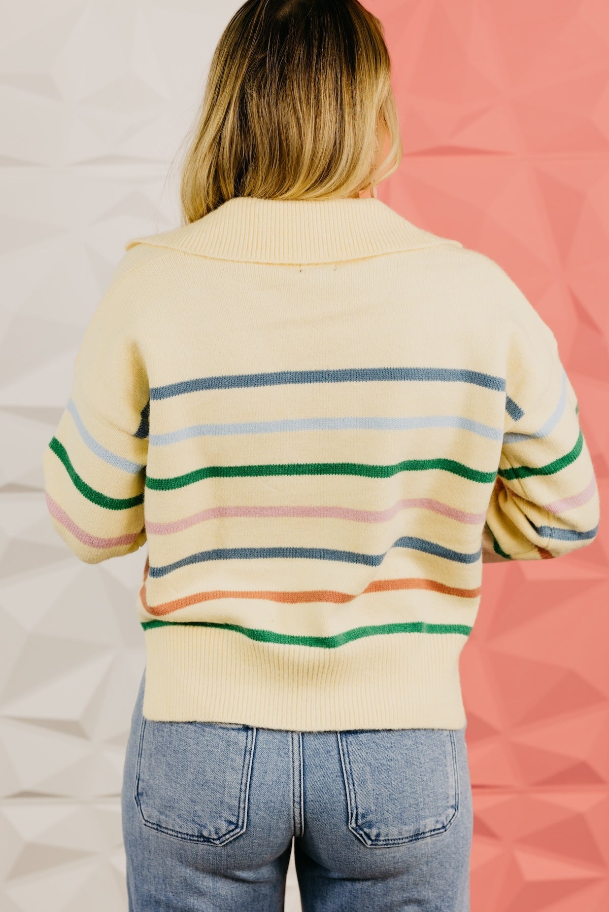 The Waylon Collar Striped Sweater