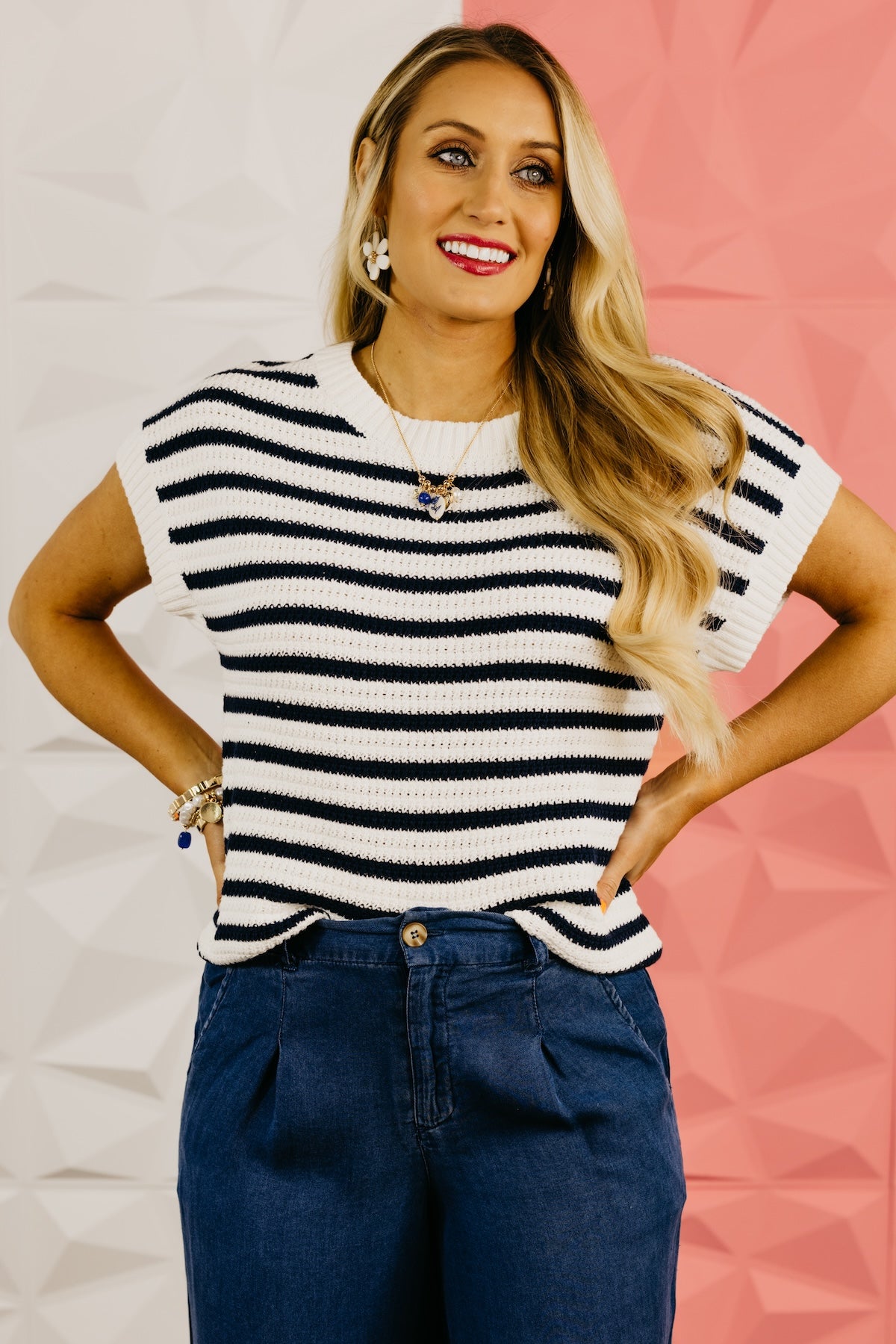 The Jessie Stripe Sweater Top