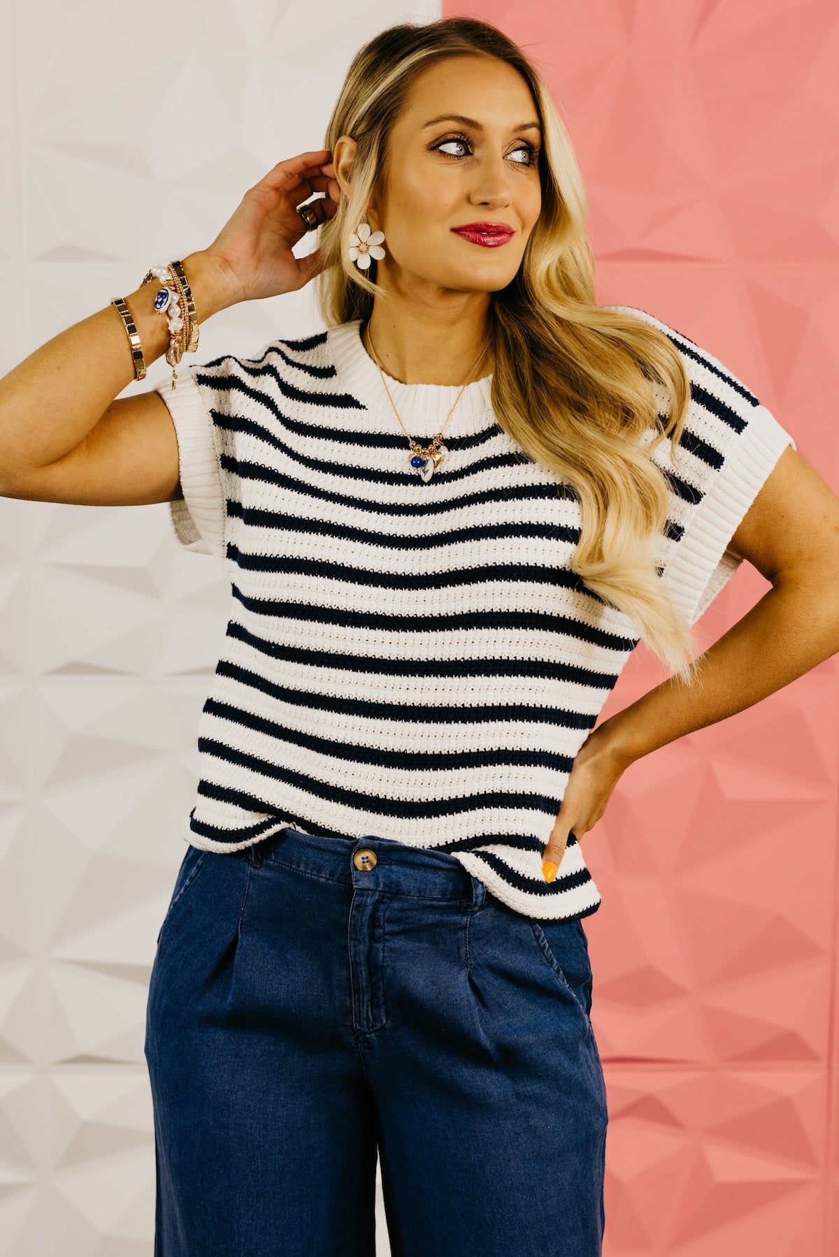 The Jessie Stripe Sweater Top