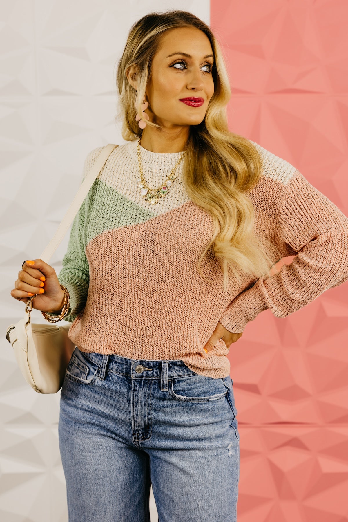 The Timothy Color Block Sweater