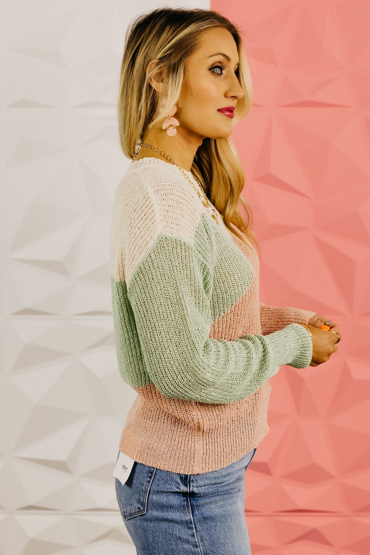 The Timothy Color Block Sweater