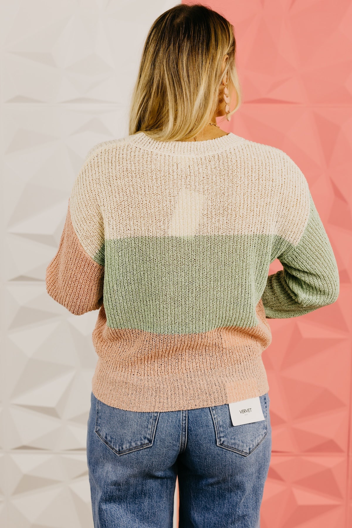 The Timothy Color Block Sweater