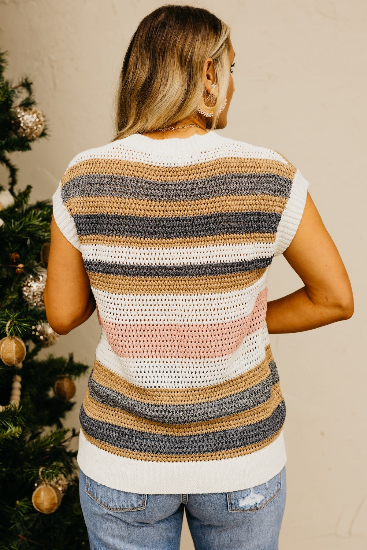 The Nolan Open Knit Sweater