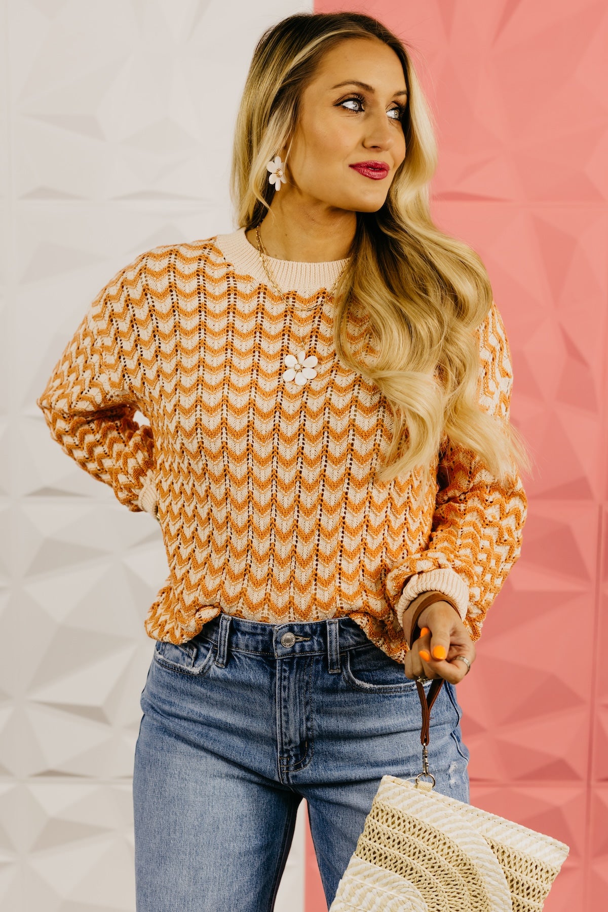 The Bayler Chevron Knit Sweater