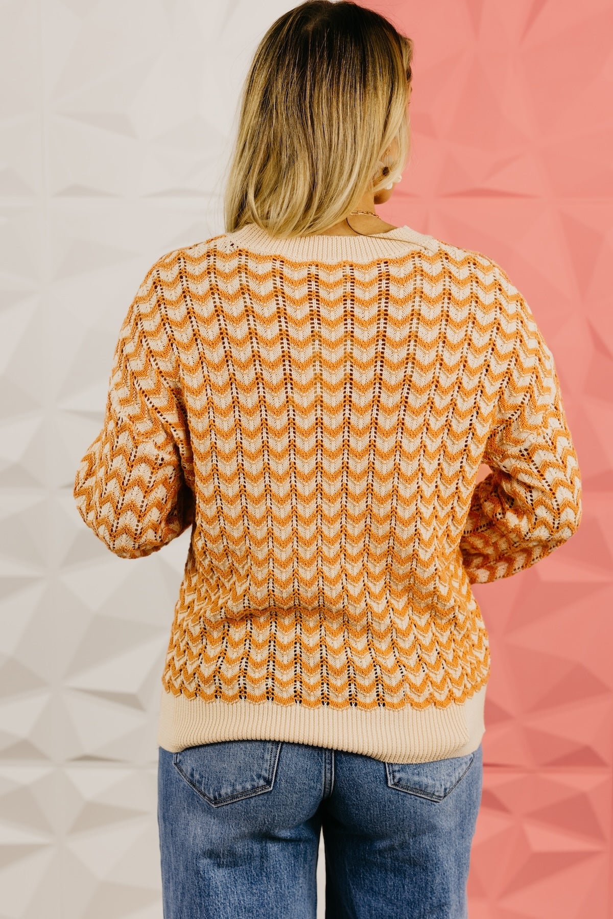 The Bayler Chevron Knit Sweater