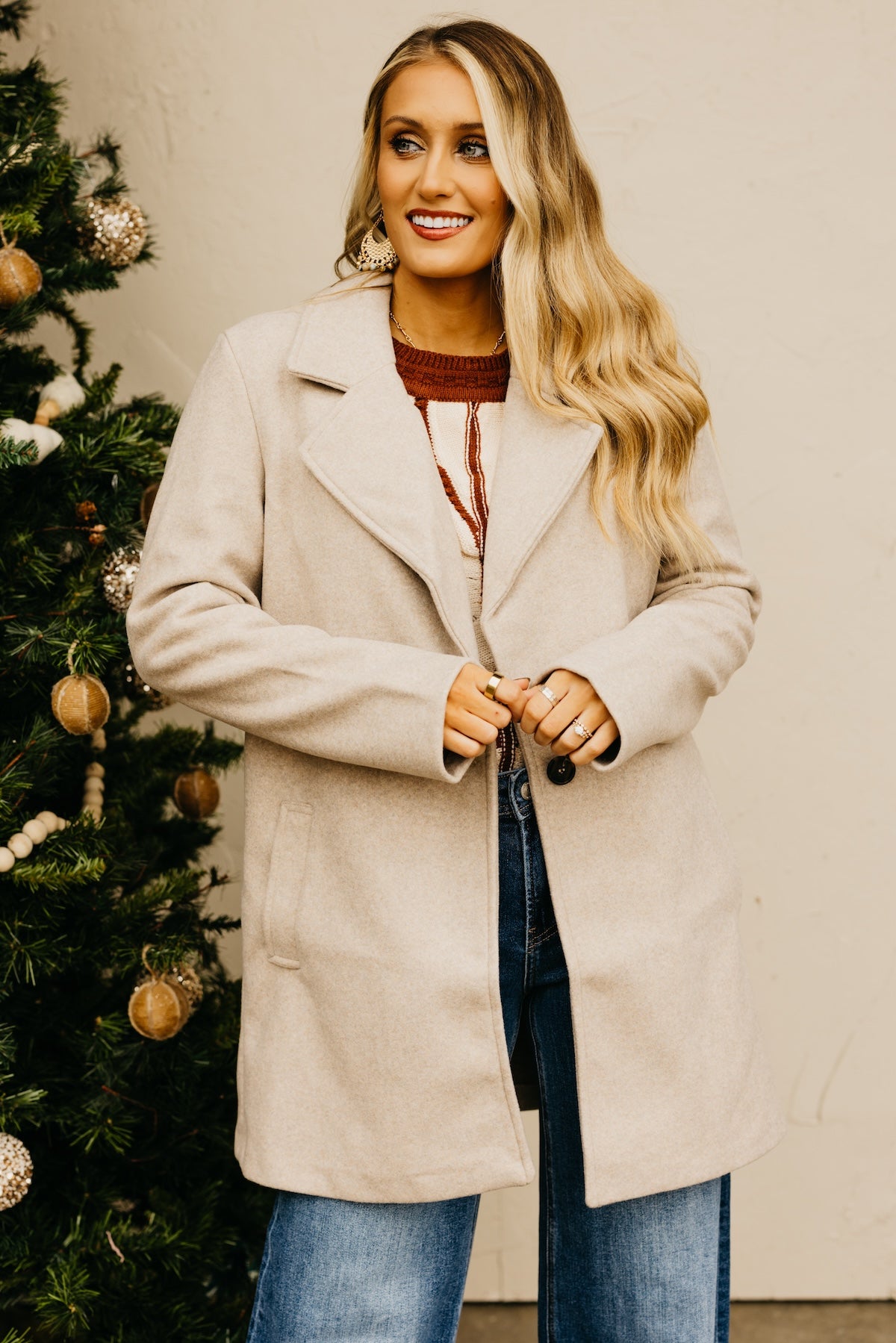 The Deborah Longline Blazer Coat