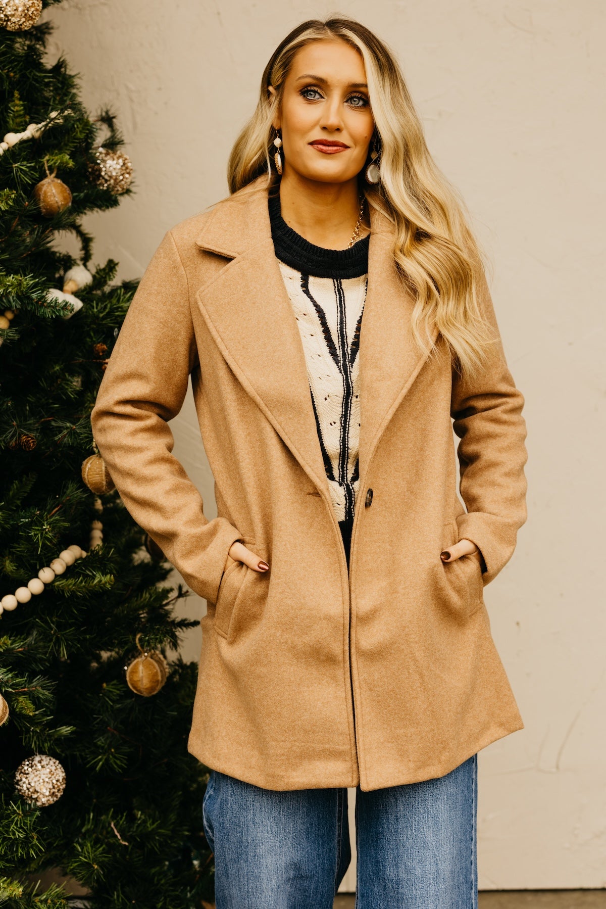 The Deborah Longline Blazer Coat