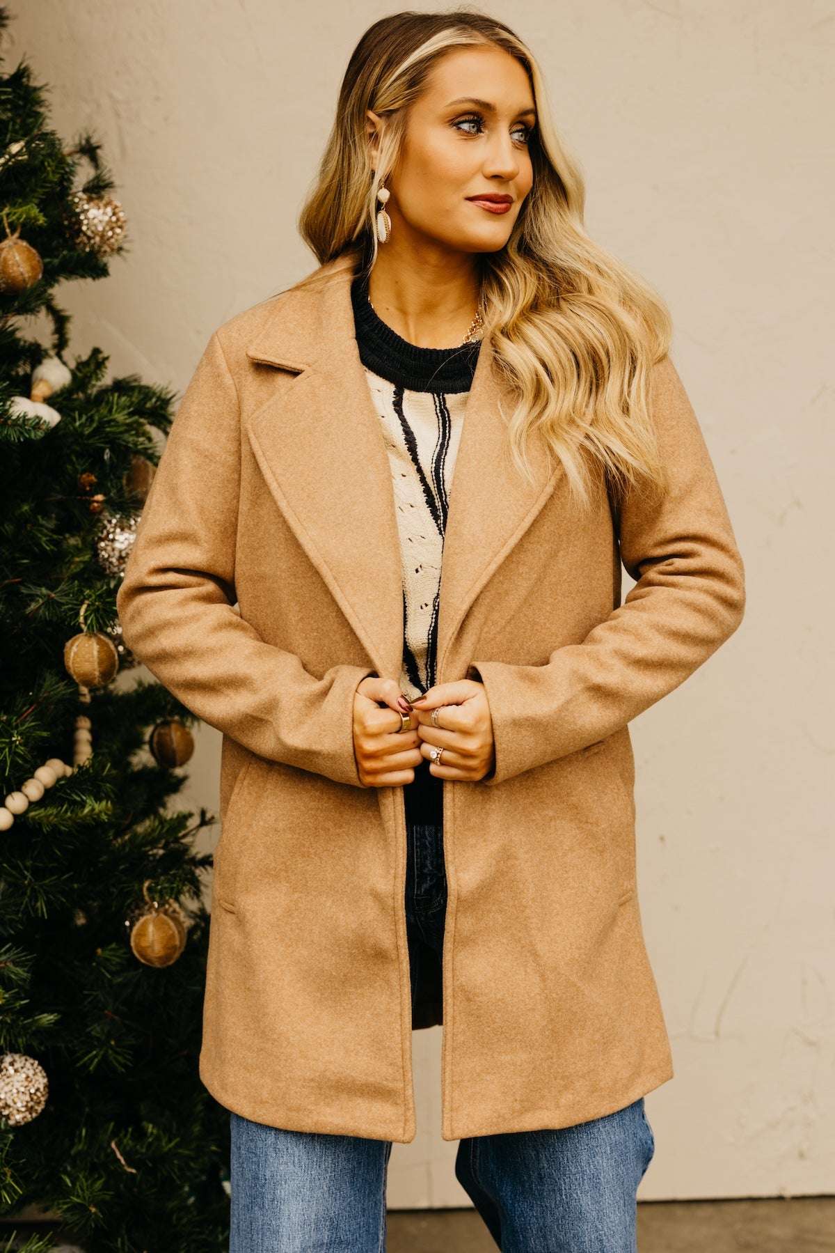 The Deborah Longline Blazer Coat