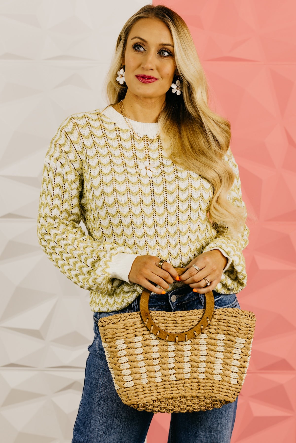 The Bayler Chevron Knit Sweater